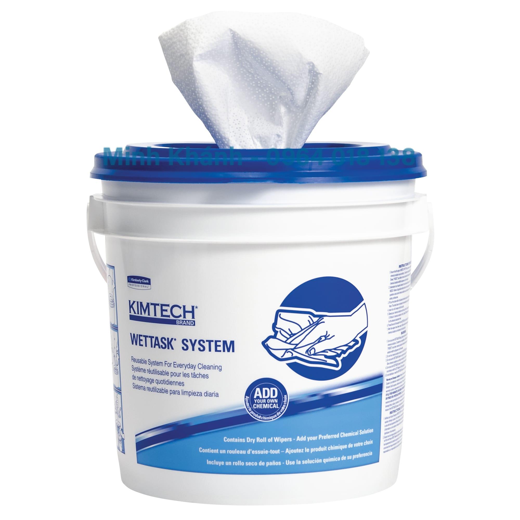 06411C - Kimtech Wettask 06411c - Khăn giấy thấm hóa chất làm sạch chuyên dụng - Kimberly Clark - Ảnh 2