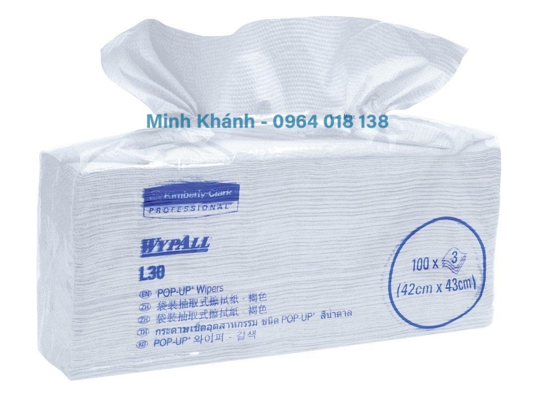 28081 - Wypall L30 Pop-Up - Giấy thấm dầu chuyên dụng trong công nghiệp - Kimberly Clark