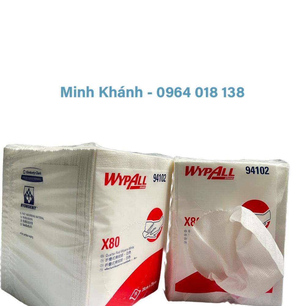 94102 - Wypall X80 QF WT - Giấy lau công nghiệp chuyên dụng - Kimberly Clark - Ảnh 2