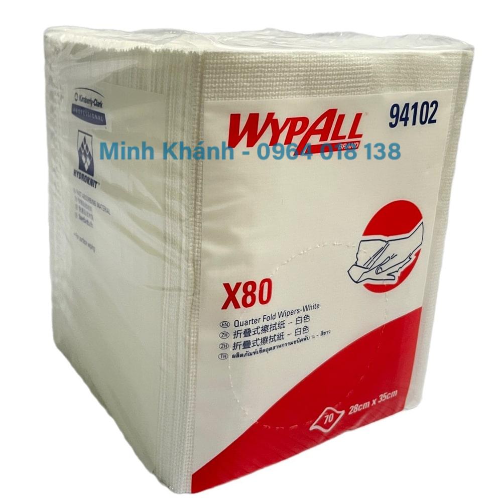 94102 - Wypall X80 QF WT - Giấy lau công nghiệp chuyên dụng - Kimberly Clark - Ảnh 3