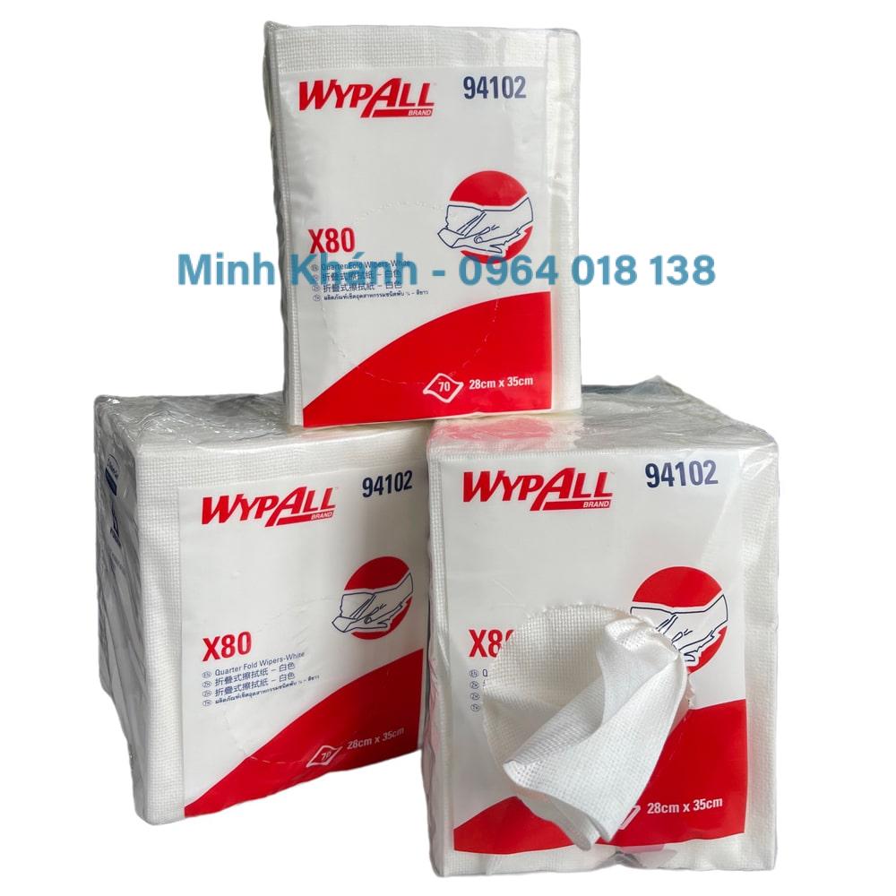 94102 - Wypall X80 QF WT - Giấy lau công nghiệp chuyên dụng - Kimberly Clark