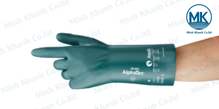 AlphaTec® 58-001 ESD Găng tay chống hóa chất, chống tĩnh điện